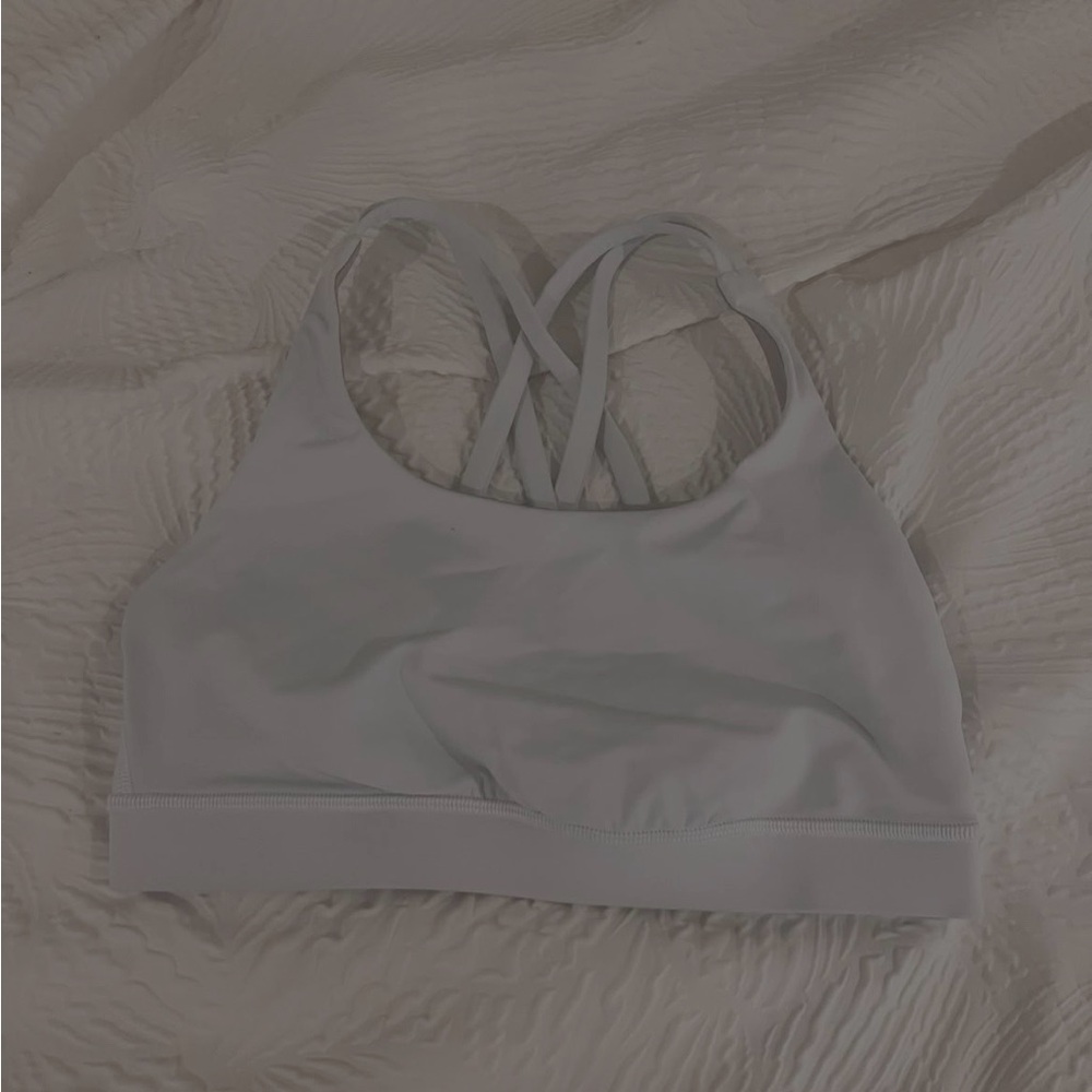 Lululemon Athletica White Sports Bra
